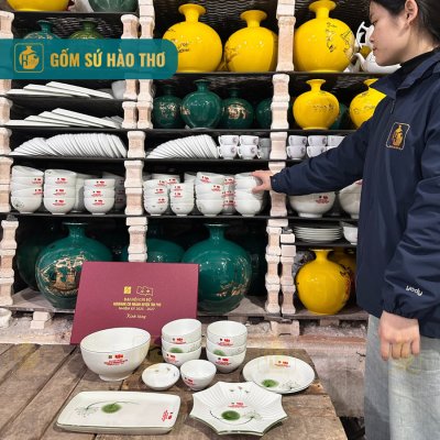 Bộ đồ ăn (Set 7 món) - Họa tiết Bồ Công Anh - BAQT 6