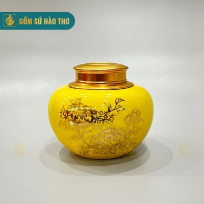 LCQ4A - Lọ chè dáng quả hồng