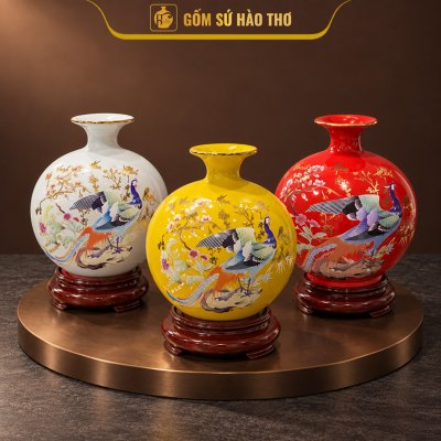 CAL25 - Bình hút tài lộc Công Danh Phú Quý Tài Lộc