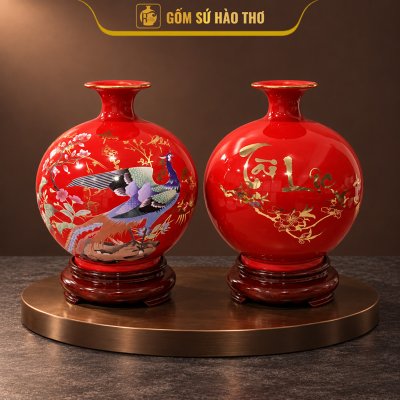CAL25 - Bình hút tài lộc Công Danh Phú Quý Tài Lộc