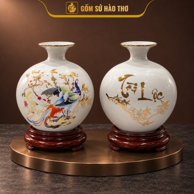 CAL25 - Bình hút tài lộc Công Danh Phú Quý Tài Lộc