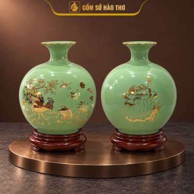 CAL32 - Bình hút tài lộc Kim Kê Đại Cát